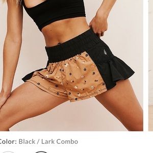 Free people “get your flirt on” shorts